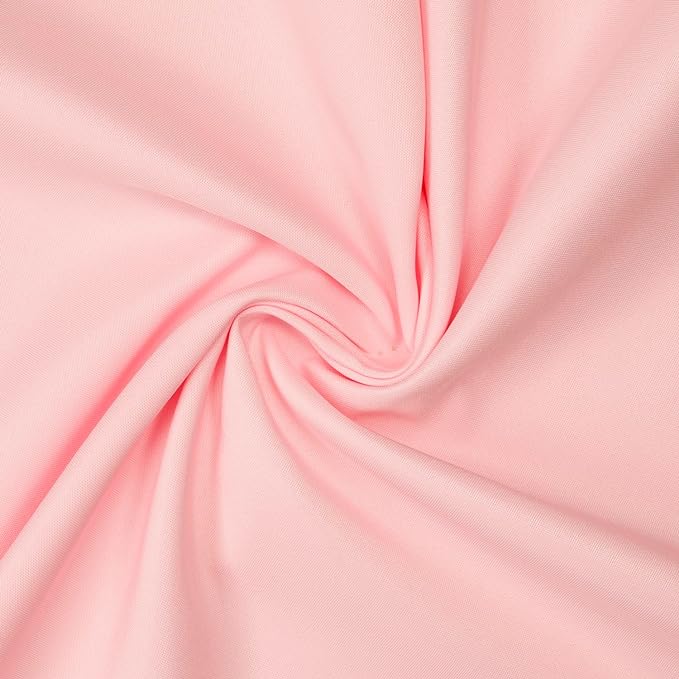 Gee Di Moda Rectangle Tablecloth - 60 x 102 Inch Pink Table Cloth for 6 Foot Rectangle Tables - Heavy Duty Washable Fabric - for Holiday Party, Dinner, Weddings, Baby Shower & Events