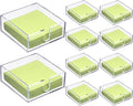 Acrylic Cocktail Napkin Holder for Table, Clear Beverage Napkin Holder Square Rectangle for Dinner, Kitchen, Bathroom, Restaurant, Bar (10 Pieces, 5.5 x 5.5 Inch)