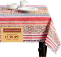 Maison d' Hermine Table Cloth Square Table 100% Cotton 54 x 54 Inches Fall Tablecloth Reusable Everyday Use for Thanksgiving Christmas Decorations Dining Farmhouse Party (Ispahan)