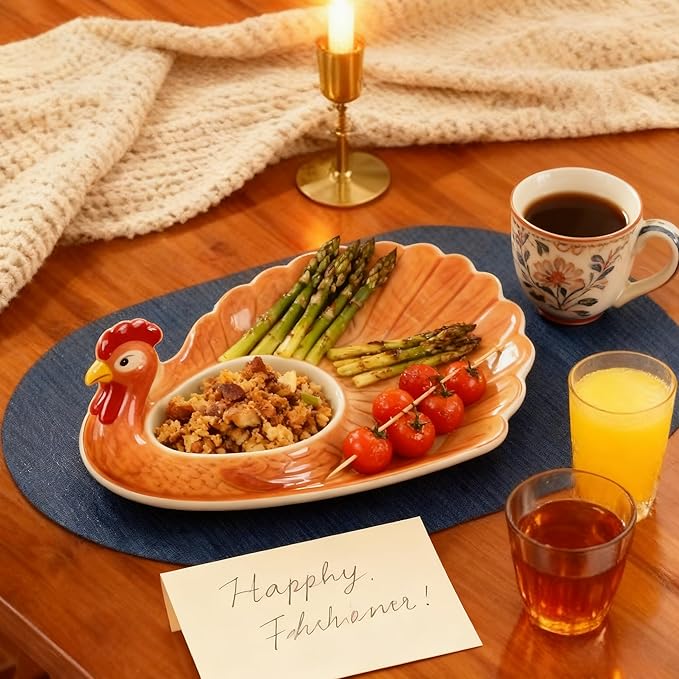 DOLOPL Large Placemats Set of 6, Oval Reversible Wipeable & Non-Slip Place Mats, Modern Faux Leather Table Mats for Kitchen, Neutral Tablemats for Dining Table Decor, Wedding, Party(Navy Blue)
