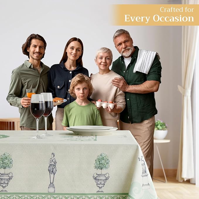 Maison d' Hermine Jardin du Roy 100% Cotton Tablecloth 60 - inch by 60 - inch.