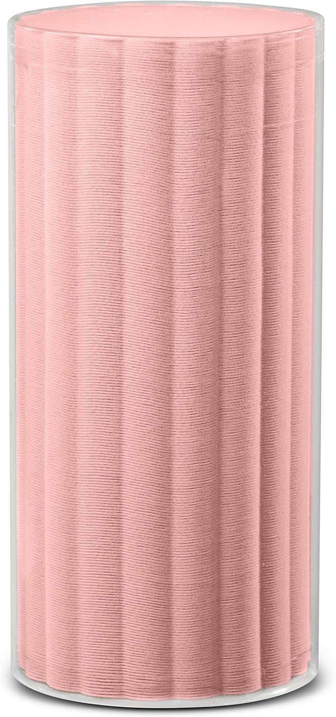 Disposable Pink Paper Coasters for Drinks, 3.5 Inch Round Coasters for Bar, Cocktail, Beverage, Wine Or Event, 500 Pack Bulk