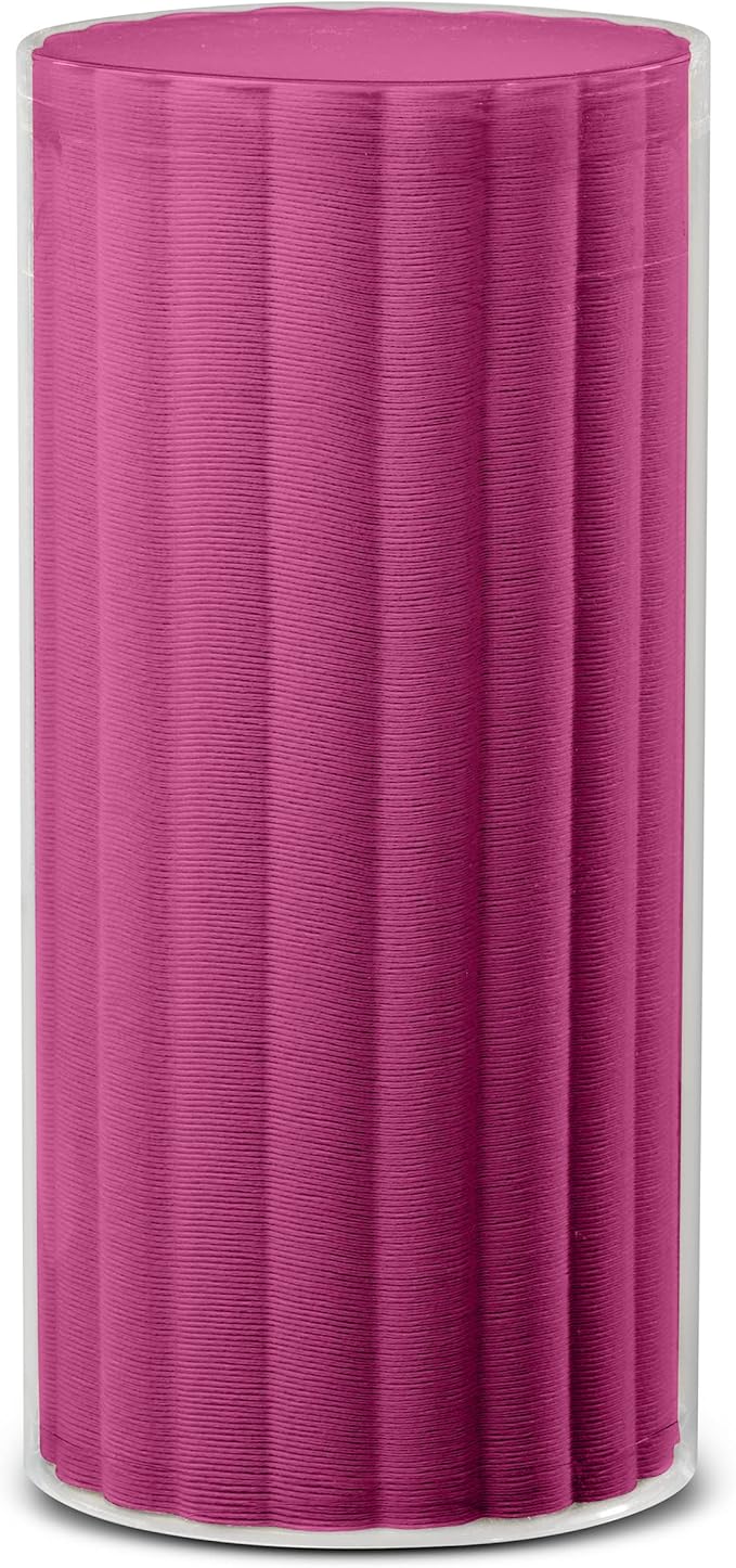 Disposable Fuchsia Paper Coasters for Drinks, 3.5 Inch Round Coasters for Bar, Cocktail, Beverage, Wine Or Event, 500 Pack Bulk