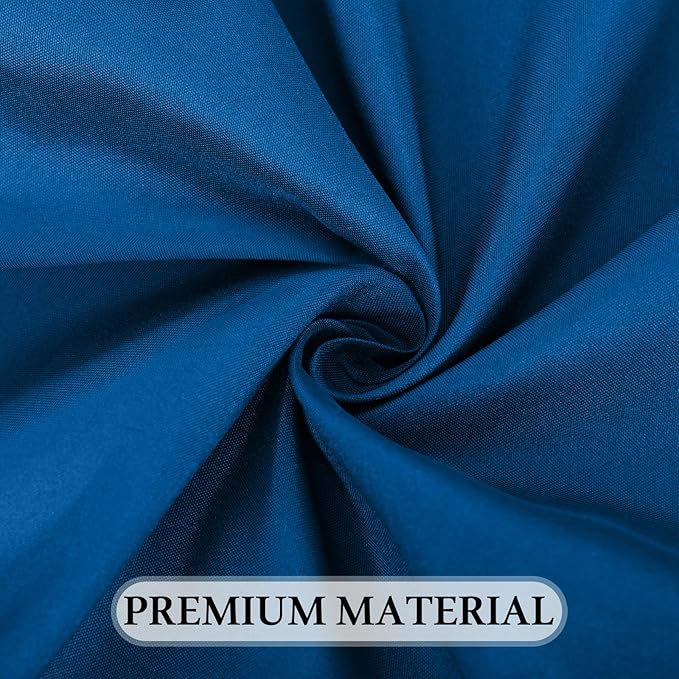 8 Pack Royal Blue Tablecloth 60 x 102 Inch Rectangular Table Cloth for 6 Foot Rectangle Tables, Wrinkle Resistant Washable Polyester Fabric Table Covers for Wedding Party Banquet Buffet and Camping