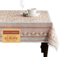Maison d' Hermine Table Cloth Rectangle Table 100% Cotton 70 x 120 Inches Fall Tablecloth Reusable Everyday Use for Thanksgiving Christmas Decorations Dining Farmhouse Party (Nila)