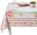 Maison d' Hermine Table Cloth Rectangle Table 100% Cotton 60 x 108 Inches Tablecloth Reusable Decorative for Dining Room Farmhouse Home Valentines Day Decorations Spring Summer - Vintage Floral