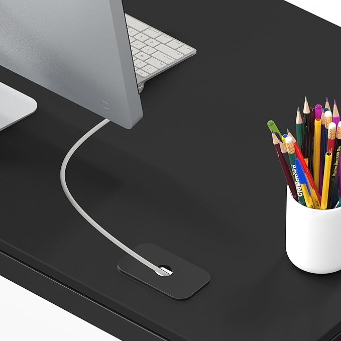 SHW 48-Inch Commercial-Grade Office Computer Desk, Black