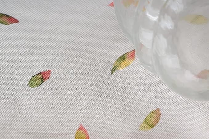 Maison d' Hermine Table Cloth Rectangle Table 100% Cotton 70 x 90 Inches Fall Tablecloth Reusable Everyday Use for Thanksgiving Christmas Decorations Dining Farmhouse Party (Pumpkin Passion)