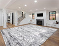 Keen Home Design Area Rugs - 10x14 Non-Shedding, Abstract Rugs for Kitchen, Living Room, Bedroom, Dining Room, Entryway - Size: 9'10" x 14', Abstract Cream/Grey
