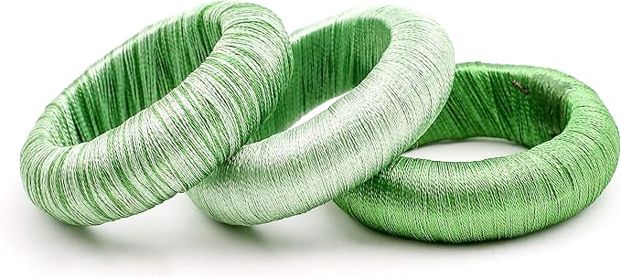 Thread Napkin Ring Set of 24 - Beautiful Elegant Fancy Decorative Napkin Holder for Dining Table Décor, Farmhouse, Wedding, Dinner, Party, Family Gathering, Easter, Everyday Use - Green Combo