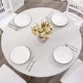 Walrus Round Vinyl Fitted Tablecloth with Flannel Backing Elastic Edge Design Table Cover Waterproof Oil-Proof PVC Table Cloth Stain-Resistant Best for 45"-56" Round
