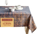 Maison d' Hermine Table Cloth Rectangle Table 100% Cotton 70 x 140 Inches Fall Tablecloth Reusable Everyday Use for Thanksgiving Christmas Decorations Dining Farmhouse Party (Imperfection)