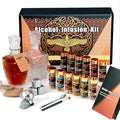 Alcohol Infusion Kit for Infusing Whiskey, Gin, Rum, Tequila, Vodka, Make Your Own Flavored Spirits with Natural Ingredients - Primium Anniversary|Valentine's Day|Birthday Gift for Men, Dad, Husband