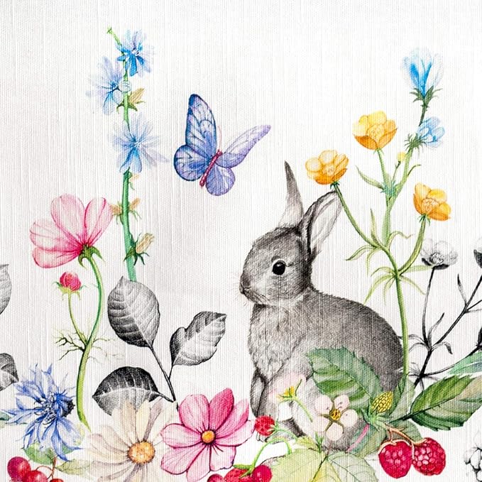 Maison d' Hermine Table Cloth Rectangle Table 100% Cotton 70 x 108 Inches Tablecloth Reusable Decorative for Dining Room Farmhouse Home Valentines Day Decorations Spring Summer - Printemps