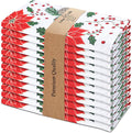 Urban Villa Cloth Napkins Set of 12(20x20)100% Cotton Dinner Napkins Cloth Washable Soft Durable Reusable Absorbent Napkins Ideal for Farmhouse Parties Hotel Lunch Restaurant Dinner Napkins-Pine Cone