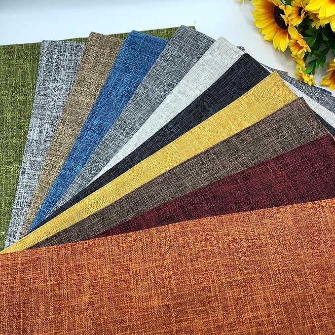 Rilassato Textile Placemats, Set of 4 Heat-Resistant Placemats for Kitchen Table, Washable Durable Linen Table Mats Woven Placemats (4, Gray)