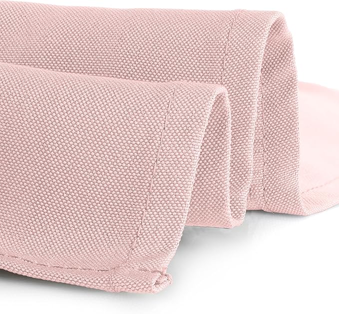 Gee Di Moda Rectangle Tablecloth - 90 x 132 Inch Pink Table Cloth for 6 Foot Tables with Floor-Length Drop - Heavy Duty Washable Fabric for Holiday Party, Dinner, Weddings & Baby Shower