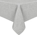 Hiasan Faux Linen Rectangle Tablecloth - Wrinkle and Stain Resistant Washable Table Cloth for Kitchen Dining Room Holiday Table Cover for Dinner, Light Grey, 60 x 140 Inch