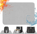 Heat Resistant Mat for Air Fryer, 21 x 29.5in Countertop Protector, Fireproof Silicone Appliance Slider for Coffee Maker, Toaster, Oven (Grey)