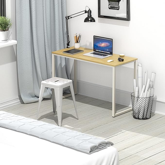 SHW Mission 32-Inch Home Office Computer Desk, Oak