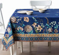 Maison d' Hermine Premium Table Cloth Rectangle Table 100% Combed Cotton 140 x 70 Inches Tablecloth Reusable Decorative for Dining Room, Farmhouse, Home, Party, Festive & Wedding - Artichoke
