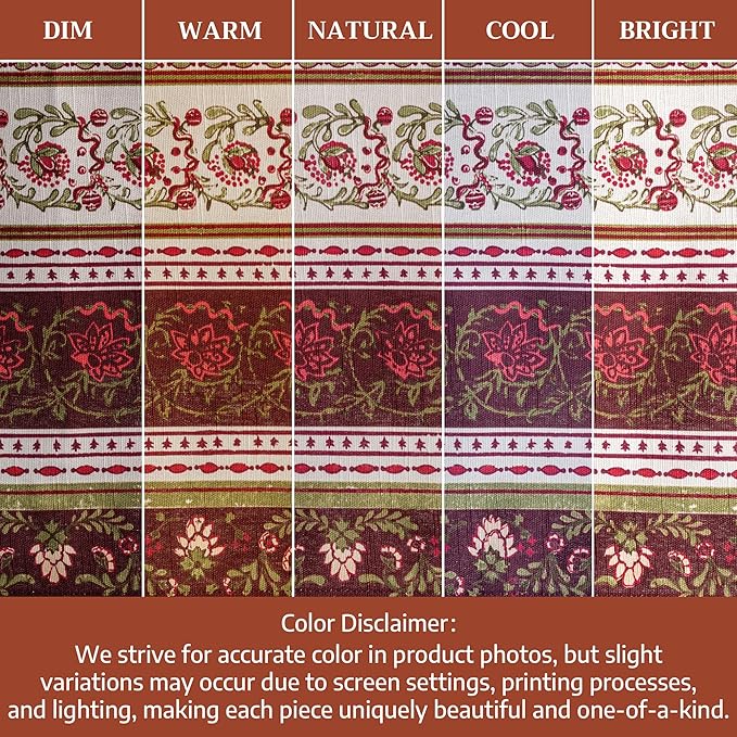 Maison d' Hermine Table Cloth Square Table 100% Cotton 54 x 54 Inches Fall Tablecloth Reusable Everyday Use for Thanksgiving Christmas Decorations Dining Farmhouse Party (Reveillon Au Jardin)