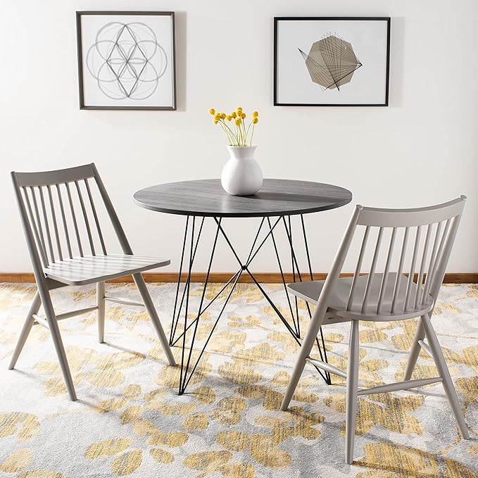 Safavieh Home Collection Wren Grey 19-inch Spindle Dining Chair (Set of 2)