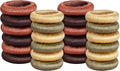 ALPHA Living HOME Harvest Yarn Wrap Napkin Rings – Set of 24, Modern Table Décor for Every Occasion