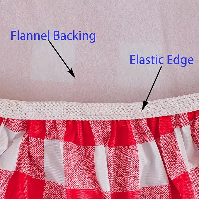 Walrus Round Vinyl Fitted Tablecloth with Flannel Backing Elastic Edge Design Table Cover Waterproof Oil-Proof PVC Table Cloth Stain-Resistant Best for 45"-56" Round