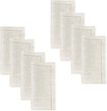 D'Moksha Homes Light Natural Linen Napkins Set of 8 - Classic Hemstitch 100% Pure Linen Hemstitch Dinner Napkins 20 x 20 Inch for Valentines, Spring, Easter - Handcrafted and Machine Washable