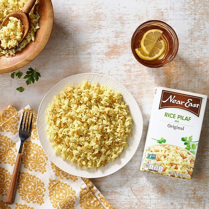 Near East Rice Pilaf Mix, Original, 6.09 Ounce (Pack of 12 Boxes)