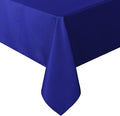 sancua Rectangle Tablecloth - 54 x 78 Inch - Stain and Wrinkle Resistant Washable Polyester Table Cloth, Decorative Fabric Table Cover for Dining Tables, Buffet Parties and Camping, Blue