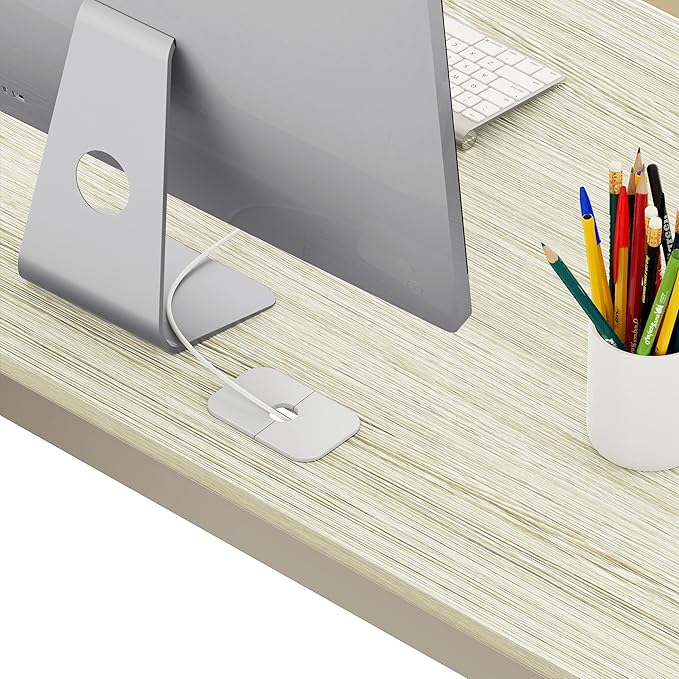SHW 48-Inch Commercial-Grade Office Computer Desk, Maple