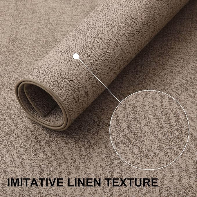 homing Faux Leather Heat Resistant Placemats 8 Packs, Waterproof Wipeable Dining PU Place Mats for Indoor & Outdoor, Easy to Clean, Camel