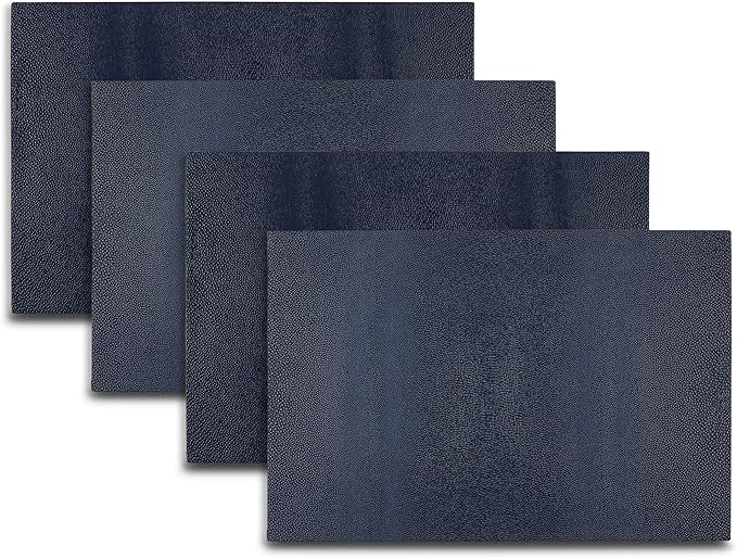 Placemats Set of 4 12" x 18" Heat-Resistant Table Mats for Dining Table Set for 4 Kitchen & Dining Room Decor Farmhouse, Boho, & Modern Style Easy to Clean, Durable & Stylish Table Decor