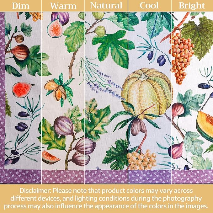 Maison d' Hermine Cloth Napkins Set of 4 100% Cotton Everyday Reusable Square Napkins Cloth Washable Dinner Party Wedding Restaurant Valentines Day Decorations Spring/Summer (Cavaillon, 18" x 18")