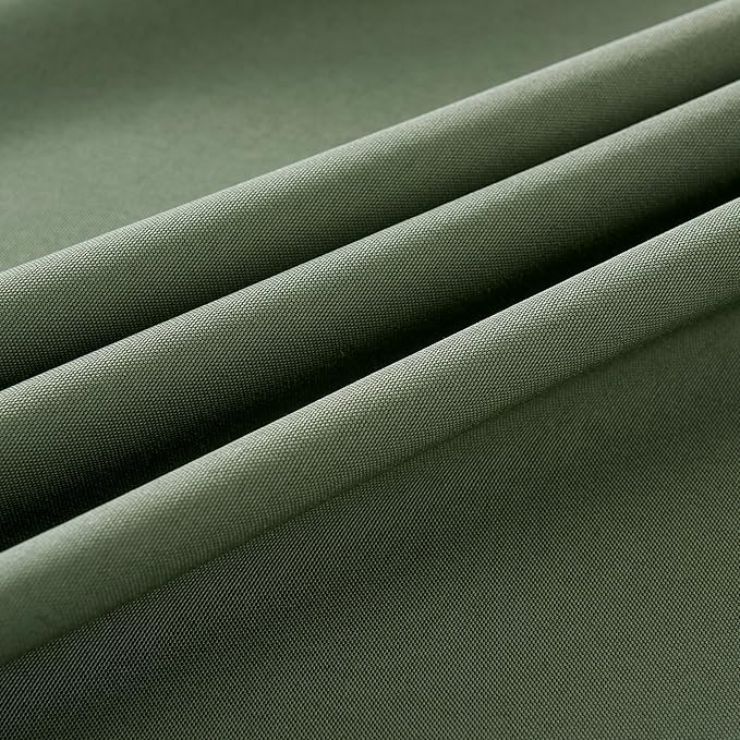 2-Pack 60x120 inch Sage Green Table Cloths, Solid Stain and Wrinkle Resistant Oblong Tablecloth, Premium Plain Weave Polyester Fabric Rectangle Table Linen Covers for Hotel, Wedding