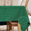 BALCONY & FALCON Rectangle Tablecloth 95" x 55" Washable Wrinkle Resistant and Water Proof Table Cloth Decorative Linen Fabric Tablecloths for Dining Parties Kitchen Wedding and Outdoor Use