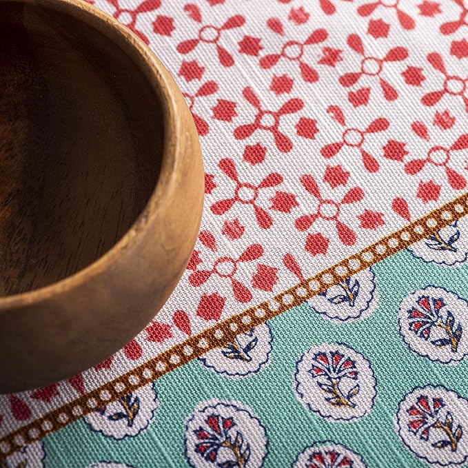 Maison d' Hermine Table Cloth Rectangle Table 100% Cotton 70 x 120 Inches Tablecloth Reusable Decorative for Dining Room Farmhouse Home Valentines Day Decorations Spring Summer - Provence