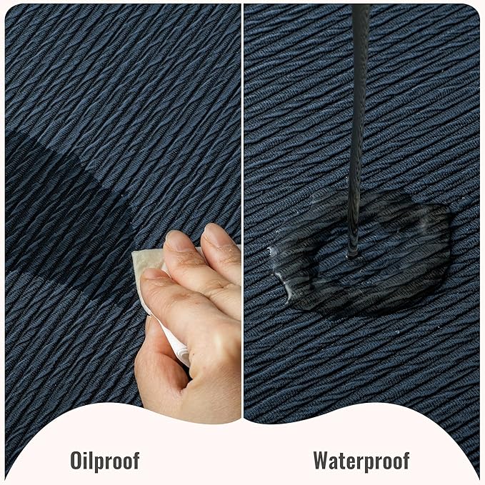 Jovono Faux Leather Placemats Set of 8, Waterproof Washable Table Mats, Easy-Clean Heat Resistant Kitchen Vinyl Place Mat for Dining Table, Restaurant, Indoor, 17.8"x11.9", Coffee