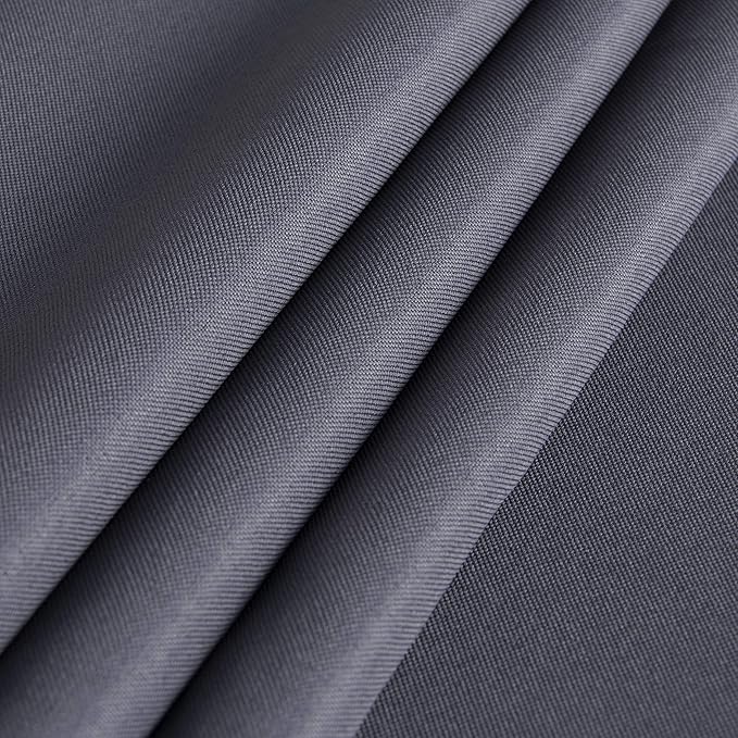 sancua Rectangle Tablecloth - 54 x 120 Inch - Water Resistant Spill Proof Washable Polyester Table Cloth, Decorative Fabric Table Cover for Dining Tables, Buffet Parties and Camping, Grey