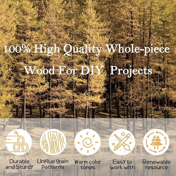 60 Pieces Unfinished Wood Coasters, GOH DODD 4 Inch Wooden Blanks with Non-Slip Pads for Laser Engraving Wood Burning Staining Painting Decoupage Housewarming Gifts Wedding Crafts Education, Round