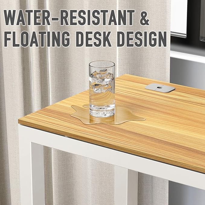 SHW 48-Inch Commercial-Grade Office Computer Desk, Oak