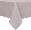 Hiasan Faux Linen Rectangle Tablecloth - Wrinkle and Stain Resistant Washable Table Cloth for Kitchen Dining Room Holiday Table Cover for Party Dinner, Stone, 60 x 84 Inch