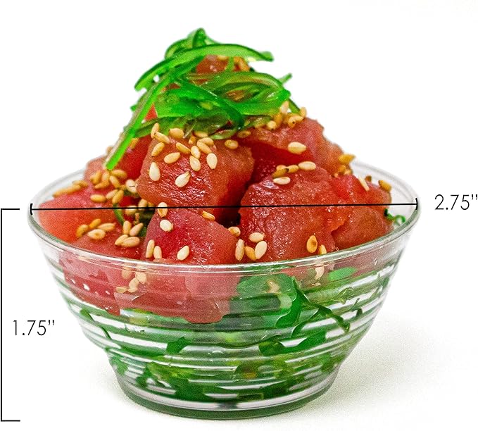 600 Pack 3 oz. Asian-Style Clear Mini Dessert Cups| Party Cups for Appetizer Bowls and Disposable Dessert Bowls | Mini Dessert Cup for Fancy Shooter Cups | CMJJ