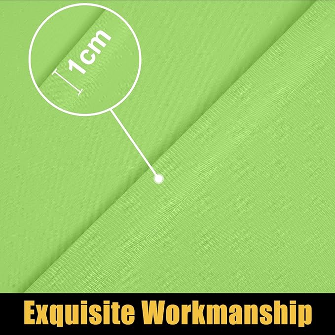 Smiry Rectangle Picnic Table Cloth, Waterproof Elastic Fitted Tablecloths for 4 Foot Tables, Washable Polyester Table Cover for Camping, Indoor and Outdoor (Lime Green, 24"x48")
