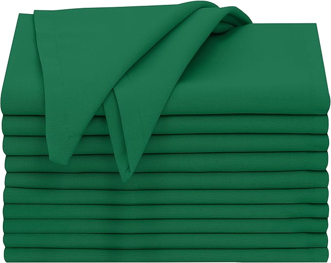 Ruvanti Cloth Napkins Set of 12, 18x18 Inches, 100% Cotton, Washable, Soft & Absorbent, Perfect for Wedding, Christmas, ‎Thanksgiving Dinners - Amazon