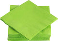Big Party Pack 40 Count Kiwi Green Dinner Napkins Tableware- Ideal for Wedding, Party, Birthday, Dinner, Lunch, Cocktails. (7” x 7”)