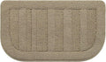 BEQHAUSE 30x18 Inch Kitchen Rug Mat Durable Kitchen Rugs Non-Slip Washable Absorbent Kitchen Mats for Floor Dirt-Resistant Semicircular Kitchen Mat (Beige)