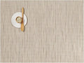 Chilewich Bamboo Placemats Set of 4 - Woven Rectangle Placemats - Reusable, Stain-Resistant, Indoor/Outdoor Tabletop Protection - 19" x 14" - Oat